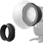 Neewer adaptateur magn�tique pour flash rond, support de montage magn�tique en silicone, diffuseur de ...