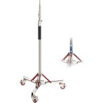 Neewer basics 1, 3 - 3m tr�pied d'eclairage photographique avec roulettes, 100 % acier inoxydable, robuste, ...