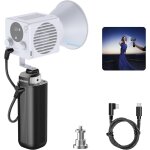 Neewer basics alimentation de lampe vid�o portable cob hs60b, 5000mah 74wh 100w pd charge rapide 14, ...