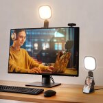 Neewer basics barre lumineuse pour moniteur 5  10w avec support, panneau led usb bicolore, cri95, �clairage ...