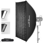 Neewer basics kit softbox rectangulaire, 24 x35  diffuseur lumi�re � mont bowens soft box d�gagement ...