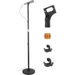 Neewer bras micro sur pied, boom arm microphone � pince d�tachable et r�glable en 3 sections avec base ...