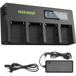 Neewer chargeur de batterie np - f à 4 canaux avec écran lcd, compatible avec sony np - f550 f570 f750 ... Neewer chargeur de batterie np - f à 4 canaux avec écran lcd, compatible avec sony np - f550 f570 f750 ...