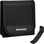 Neewer etui pour filtres 82mm, pochette de transport et de rangement pliable en 3 parties, r�sistante ...