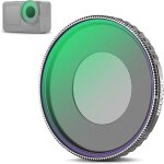 Neewer filtre cpl ajustable compatible avec dji osmo action 5 pro & action 4, filtre objectif polarisant ...