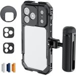 Neewer kit de cage pour t�l�phone vid�o uniquement compatible avec iphone 17 pro, avec bague de filtre ...