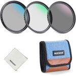 Neewer kit de filtres d'objectif 82mm uv / cpl / nd, protection uv, polarisation circulaire et densit� ...
