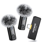 Neewer kit de microphone cravate sans fil pour usb c, micros � condensateur omnidirectionnels compatibles ...