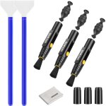 Neewer kit de nettoyage d'objectif 6 en 1 pour appareils photo, t�l�phones, tablettes, 3 pinceaux double ...