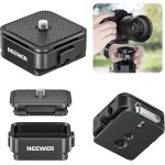 Neewer kit plaque � d�gagement rapide arca, adaptateur montage dslr � 4 fentes lat�rales compatible avec ...
