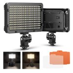 Neewer led panneau 176 torche vid�o led - lampe vid�o 3200 - 5600k sur cam�ra - lumi�re pour appareil ...