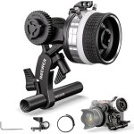 Neewer mini follow focus avec but�es a / b, pignon d'objectif, 15 mm rod & bar clamp pour appareil photo ...
