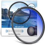Neewer mrc filtre de protection uv 30 couches nano rev�tements multi - r�sistants / verre optique hd ...