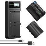 Neewer np - f750 2 - pack 5600mah li - ion batterie de remplacement avec double chargeur compatible avec ... Neewer np - f750 2 - pack 5600mah li - ion batterie de remplacement avec double chargeur compatible avec ...