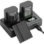 Neewer np - fz100 lot de 3 batteries et chargeur de rechange 2280 mah np - fz100 et chargeur usb à triple ... Neewer np - fz100 lot de 3 batteries et chargeur de rechange 2280 mah np - fz100 et chargeur usb à triple ...