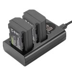 Neewer np - fz100 kit de chargeur de batterie de remplacement, compatible avec sony zv - e10ii a9iii ...