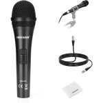 Neewer nw - 040 microphone dynamique cardio�de avec c�ble xlr, coque m�tallique rigide, chiffon nettoyage, ...