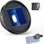 Neewer objectif anamorphique bleu 1, 55x compatible avec iphone, android, samsung, accessoire pour t�l�phone ...