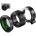 Neewer objectif grand angle compatible avec sony zv - 1 ii (zv - 1 m2), 2 en 1 hd 18mm grand angle + ...
