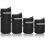 Neewer pack de 4 housse objectif, sacoche d'objectif avec n�opr�ne protecteur epais pour objectif d'appareil ...