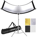 Neewer r�flecteur diffuseur de lumi�re u - type pour vid�o photographie en studio avec sac de transport, ...