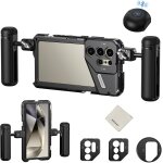 Neewer s24 ultra cage vido rig stabilisateur avec poigne latrale quick release, poigne dclencheur ...