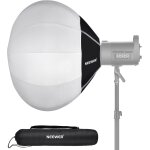 Neewer softbox lanterne 65cm, diffuseur de lumire 360  dgagement rapide, support bowens avec alliage ...