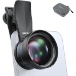 Neewer t�l�objectif 58mm avec clip d'objectif filet� 17mm, 6 �l�ments en 5 groupes, grossissement x 2, ...