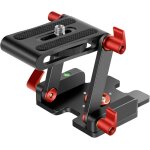 Neewer tte de trpied z - flex tilt avec 4 boutons rglage / fixation, plaque rapide et niveau  bulle ...