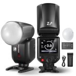 Neewer z2 - s flash speedlite ttl t�te ronde 2, 4g compatible avec sony, hss 76w 1 / 8000s avec diffuseur, ...