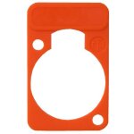 Neutrik dss3 plaque de code d'identification orange