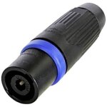 Neutrik nlt4mxx - bag connecteur speakon 4 br. mle noir