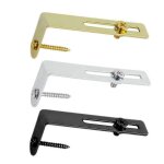 Nickel scratchplate / pickguard bracket amp; screw set pour les guitares les paul p1u2. (faux placage ...