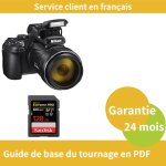 Nikon coolpix p1000 appareil photo numérique + sandisk 128 go extreme pro carte sdxc uhs - ii Nikon coolpix p1000 appareil photo numérique + sandisk 128 go extreme pro carte sdxc uhs - ii