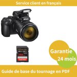 Nikon coolpix p1000 appareil photo numrique + sandisk 256 go extreme pro carte sdxc uhs - i