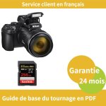 Nikon coolpix p1000 appareil photo numrique + sandisk 256 go extreme pro carte sdxc uhs - ii