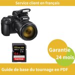 Nikon coolpix p1000 appareil photo numrique sandisk 64 go extreme pro carte sdxc uhs - ii
