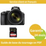 Nikon coolpix p950 cam�ra + sandisk 256 go extreme pro carte sdxc uhs - ii
