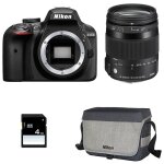 Nikon d3400 + sigma 18 - 200 os hsm contemporary garanti 3 ans + sac + sd 4go Nikon d3400 + sigma 18 - 200 os hsm contemporary garanti 3 ans + sac + sd 4go