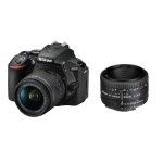 Nikon d5600 reflex 24. 2 mpix kit af - p 18 - 55mm f3. 5 - 5. 6g vr + objectif af 50mm f1. 8d Nikon d5600 reflex 24. 2 mpix kit af - p 18 - 55mm f3. 5 - 5. 6g vr + objectif af 50mm f1. 8d