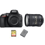 Nikon d5600 reflex 24. 2 mpix + objectif af - s 18 - 200mm f3. 5 - 5. 6g ed vr ii dx + 64gb sd card + ...