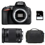 Nikon d5600 + sigma 18 - 300 contemporary garanti 3 ans + sac + sd 4go