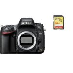 Nikon d610 reflex 24. 3 mpix body + 64gb sd card