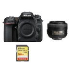 Nikon d7500 20. 9 mpix + af - s 35mm f1. 8g dx + 64gb sd card