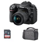 Nikon d7500 reflex 20. 9 mpix + kit af - p 18 - 55mm f3. 5 - 5. 6g vr + bag + 16gb sd card