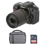 Nikon d7500 reflex 20. 9 mpix + objectif kit af - s 18 - 140mm f3. 5 - 5. 6g ed vr dx + sac + sd 16 go ...