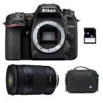 Nikon d7500 + tamron 18 - 400 vc garanti 3 ans + sac + carte sd 4go