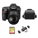 Nikon d850 45. 7 mpix kit af - s 24 - 120mm f4g ed vr + sd 64go + sac + memory card reader