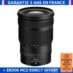Nikon nikkor z 24 - 120mm f4 s + ebook '20 techniques pour russir vos photos' - objectif nikon z
