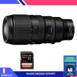 Nikon z 100 - 400mm f4. 5 - 5. 6 vr s + 1 sandisk 32gb extreme pro uhs - ii sdxc 300 mb / s + ebook 'devenez ...